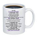 Miniatyrbillede 2 af 4: Send Fiancé Kaffe Krus Morgenmad Krus Sjov Kaffe Krus 11 Ounces Inspirerende En