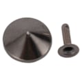 Pikkukuva 3 / 10: 18mm nahkaiset niitit, ruostumattomat, haalistumattomat, kestävät raudanitit, DIY-nahkaniitit, rannekkeet, hatut, vyöt, harmaa