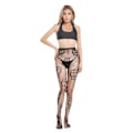 Miniatyrbild 1 av 5: Fiskenät Blommiga Strumpbyxor Strumpbyxor Leggings A044