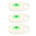 Miniatyrbillede 9 af 10: 3 ruller etiketmaskintape Hver 26,2ft længde 9mm bredde Rivbestandig PET etiketmaskintape Refills til MAX LM 370 380 390 Hvid