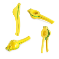Miniatyrbillede 3 af 5: Manuel Citruspresser, Frugtpresser i Metal til Citroner og Limefrugter, Professionel Håndholdt Citruspresser til Køkkenet (Gul)