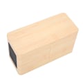 Pikkukuva 2 / 10: Monitoiminen puinen 2000mAh minikellokaiutin langaton Bluetooth-kello stereokaiutin (keltainen puu punainen valo)