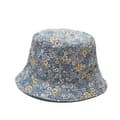 Sød Bucket Hat Strand Fiskerhatte til Kvinder, Vendbar D Blue