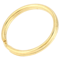 Miniatyrbillede 10 af 10: 10 stk. Messing Nøglering Guld Taske Krog Forbindelse Nøglering DIY Læder Håndværk Hardware Tilbehør 35mm