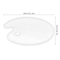 Miniatyrbillede 3 af 5: 2 stk. DIY silikone støbeform håndlavet paletform oval form maleri kunst håndværk forsyninger