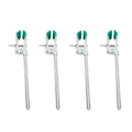 Pikkukuva 1 / 10: 4 kpl Laboratorioleikari Retortti Prong Jaw 2 sormen leveyden säädettävä kumi leuat Labs Universal Clamp