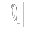 Miniatyrbillede 2 af 4: One-Stroke Painting 2 Wall Art Canvas Print Poster, Simple Abstract Black Lines