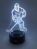 3D-illuusio Monivärinen USB-yövalo Pöytälamppu