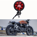 Miniatyrbillede 3 af 5: Motorcykel Baglygte Rød 8 LED Stoplys Kompatibel Med Chopper Bobber Cafe Racer Cykel