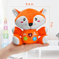 Miniatyrbild 7 av 8: Barnleksaker Musikleksaker Plysch Elefant Spädbarnsleksaker Fylld Djur Pojkleksaker, Överraskning Jul, Semester och Födelsedagspresenter för Barn Pojke Flicka Fox