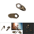 Miniatyrbilde 9 av 9: 20Set Alloy Boot Lace Hooks Lace Fittings med Nagler for Reparasjon/Camp/Hike/Climb Tilbehør (#7