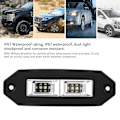 Miniatyrbilde 9 av 11: 40W Flomlys LED-lyslist Baklys Kjørelys Tåkelys for Jeep ATV UTV SUV Truck BoatD Light B