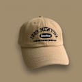 Miniatyrbild 1 av 5: Brev med broderad hatt Justerbar basebollkeps Khaki