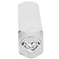 Miniatyrbillede 3 af 10: 6mm 1/4\" Metal håndstempel design punch værktøj til DIY smykker udskæring fremstilling håndværkLove Heart