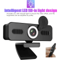 Miniatyrbild 3 av 5: 1080P HD webbkamera dator webbkamera med mikrofon USB PC webbkamera 1080P