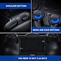 Miniatyrbild 7 av 9: USB 2.4G trådlös spelkontroll 2-pack för PC/bärbar dator (Windows XP/7/8/10)/ Android / PS3 & Steam Joystick Gamepad för pc Games Controller C