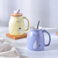 Miniatyrbillede 5 af 5: Kattekrus Sød Keramisk Kaffe Kop med Søde Kitty Låg, Kat P