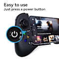 Miniatyrbilde 4 av 7: Mobilspillkontroller for Android med 4 tilordningsknapper, trådløs Bluetooth-spillkontroller designet for Xbox Game Pass Ultimate, Steam Link, GeForce NOW (F Black