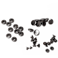 Miniatyrbilde 2 av 8: 10 stk 15mm Metall Trykknapp Snap Button Feste Klær Tilbehør #3