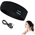 Pikkukuva 1 / 7: Langattomat unimakuulokkeet, Bluetooth-urheilupäännauha-kuulokkeet erittäin ohuilla HD-stereokaiuttimilla, täydelliset nukkumiseen, treenaamiseen, juoksuun, joogaan, unettomuuteen Black