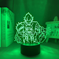 Miniatyrbild 3 av 7: 3D Illusion Jujutsu Kaisen LED Anime Lampa 16 Färger Ändra R