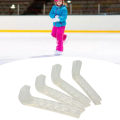 Miniatyrbilde 1 av 6: 2 par skøytebeskyttere bærbare isskøytebladdeksler justerbar isskøytebladbeskytter for hockeyskøyter kunstløpsskøyter isskøyter Translucent