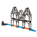 Miniatyrbilde 4 av 4: 298PCS DIY Montert Katapult Rail Bil Racingbane Byggesteiner Utstøtningsbil Leker