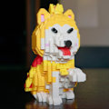 Miniatyrbillede 6 af 8: Shiba Inu Byggeklodser, Mini Mursten Byggesæt Hund, Sød Dyre Serie Mikro Mini Byggeklodser Sæt, Hund Mikro Byggeklodser til Drenge & Piger
