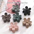 Miniatyrbilde 4 av 7: 6PCS Blomsterhårklemmer, Matte Klokkeklemmer for Kvinner, Blomsterklemmer for Tykt Tynt Hår, Store Hårklokkeklemmer for Jenter Green