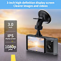 Miniatyrbillede 2 af 8: Dash Cam Front Inside, WiFi FHD 1080P HD Dash Camera for Cars, Car Camera with APP, WiFi Dash Cam with WDR Night Vision, 24 Hours Parking Record Dash