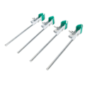 Pikkukuva 7 / 10: 4 kpl Laboratorioleikari Retortti Prong Jaw 2 sormen leveyden säädettävä kumi leuat Labs Universal Clamp