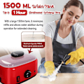 Miniatyrbilde 6 av 6: 2500W håndholdt damprenser, 1500 ml høytrykksdamper for rengjøring, multifunksjonell bærbar damprenser for hjemmebruk, damprenser for bilpleie U Red-1500ML Water Tank