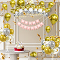 Miniatyrbild 6 av 8: 112 st partyballonger, Sequinballonger födelsedag