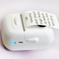 Miniatyrbild 1 av 4: Termisk etikettskrivare - Mini bärbar Bluetooth etikettskrivare Ma