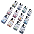 Miniatyrbillede 2 af 10: Marker Ink 12 Vibrerende Farver Falmebestandig Vandtæt Transparent Flaske Sikker Blæk Refill Kit