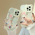 Miniatyrbild 4 av 8: Kompatibel med iPhone 11 Skal Transparent Söt Blommig Björnen