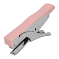 Miniatyrbilde 1 av 10: Håndholdt stiftemaskin Ergonomisk frostede overflater Bærbar tangstiftemaskin Hjem Skole Kontor Bindende dokumenter Rosa