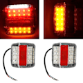 Pikkukuva 2 / 11: 2 kpl 12V 20LED-auton takavalot rekka- ja perävaunulle, takavalot, jarruvalot, vilkut