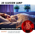 Miniatyrbilde 7 av 7: SAO Anime Figur LED-lys Søt Gutter & Jenter Jul Bursdag Feriefest Gave Kirito/Asuna/Asada Shino 3D Optisk Illusjon Bordlampe