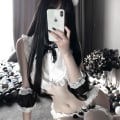 Pikkukuva 4 / 5: Lehmän bikinit alusvaatteet japanilainen cosplay-alusvaatteet (piika) A143