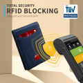Pikkukuva 5 / 7: Miesten lompakot Slim Rfid Nahka 2 ID-ikkuna lahjapakkauksella Classic blue