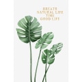 Miniatyrbillede 6 af 8: Botaniske vægkunsttryk Sæt med 3 tropiske blade Lærred Dekor Planteblad Boho