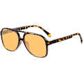 Pikkukuva 1 / 6: Retro Aviator -aurinkolasit naisille ja miehille, suuret kehykset, klassiset 70-luvun vintage-aurinkolasit, lentäjätyyli