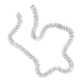 Miniatyrbilde 3 av 8: 1 meter Rhinestone Crystal Chain Craft Sy på klær Bag Håndarbeid DIY-dekorasjon (#2)
