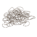Miniatyrbild 10 av 10: 100 st Metall D-ringar Slät Yta Klassisk Look Metallringar Spänne för DIY Bälten Resväskor Handväskor Ryggsäckar Silver