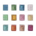 Miniatyrbilde 5 av 10: Glitter akvarellmaling Solid Packing Metal Macaron Color Art Painting Perlemorskimrende akvarellmaling
