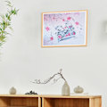 Miniatyrbild 5 av 10: DIY Handgjord Rhinestone Broderi Målning Korsstygnskit Hantverk för Hemväggsdekor