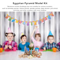 Miniatyrbillede 3 af 6: 17 stk. Miniature Ancient Buildings Legetøj Rundt Om I Verden By Miniature Bygninger Egyptisk Pyramide Model Kit Ancient Egypt Legetøj