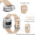 Pikkukuva 4 / 6: Älykellon ranneke sopii Fitbit versa älykellolle, versa 2 ja versa Lite se -kelloille naisille ja miehille (Khaki-S)