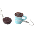 Miniatyrbild 1 av 5: 1 par kaffekopp vackra hartsformade Pers